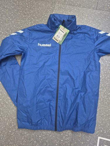 Hummel rain jacket - blue, size