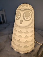Ikea solbo white owl table - owl,