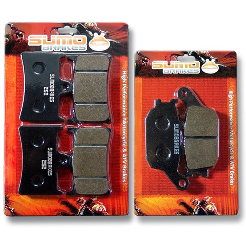 Front rear brake pads - front+rear,