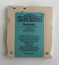 VTG 1985 Teddy Ruxpin THE AIRSHIP Cartridge Tape Playskool No Book (Untested)