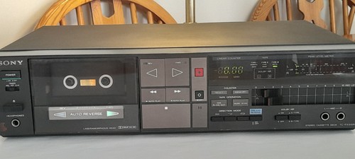 Sony tape deck player - deck,