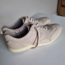 ECCO P210263310377 flat lightweight casual ladies leather shoes UK.5/EU.38