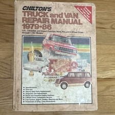 1979-1986 Chiltons Truck & Van
