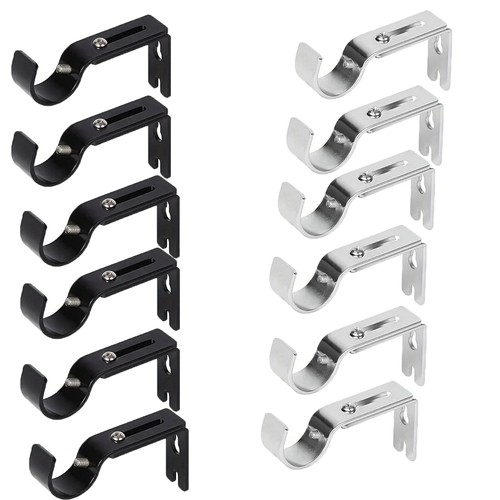 6pcs metal curtain rod rail - metal,
