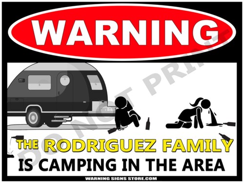 Personalized camping sign - camping, the