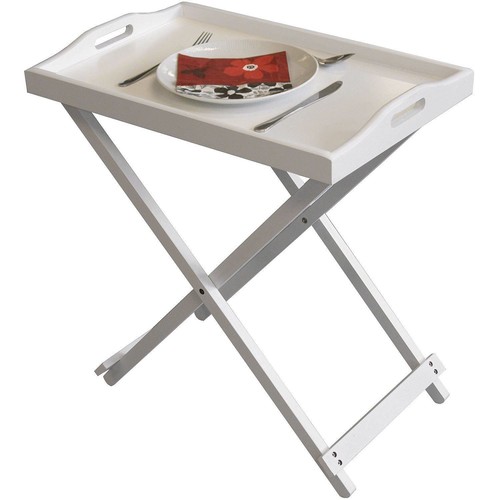 Folding white wooden portable - folding,