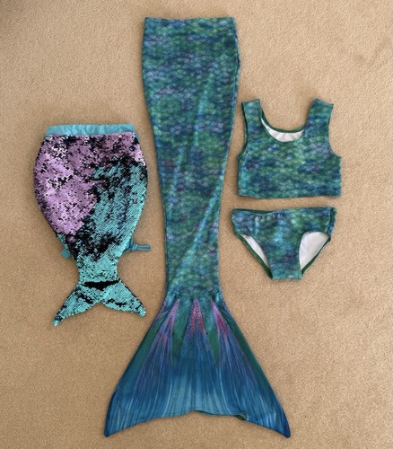 Girls mermaid tail swimming - mermaid,