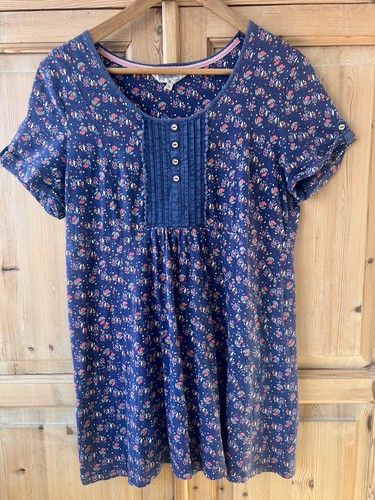 Mantaray navy floral tunic top - floral,