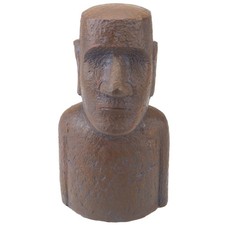 Easter Island Bronze Bust Head