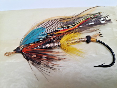 Vintage gut eye salmon fly - vintage,