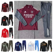 Training Set Tops+Pants Boy's Gifts/ Kids Jumper/Tracksuit Sportswear Adult UK