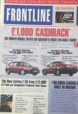 Toyota UK Motor Show Range