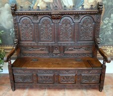 SETTLE COUNTRY OAK INTRICATE