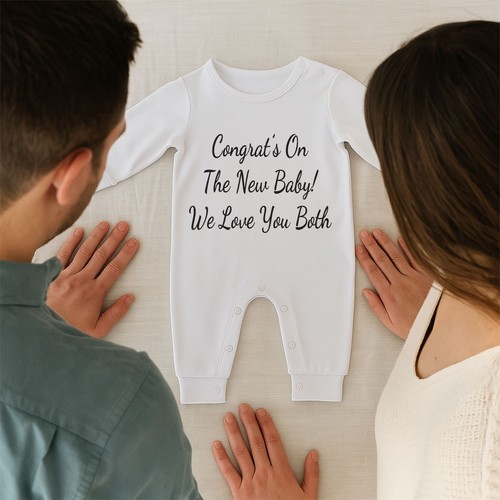 Personalised baby romper - baby,