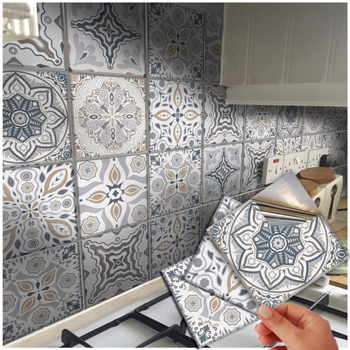 Tile stickers kitchen - tile,