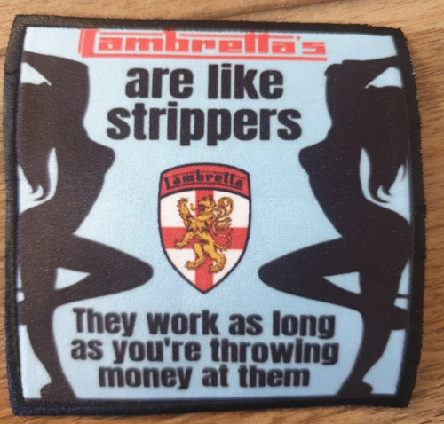 Lambrettas are like - lambrettas, strippers