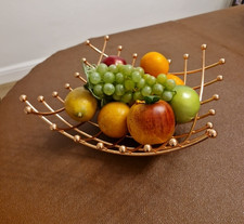 Fruit Basket Bowl Copper