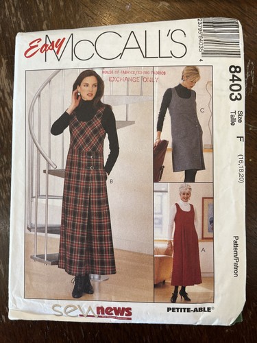 Mccall 8403 uncut sewing - mccall's,