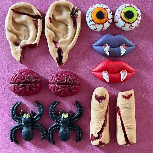 Edible halloween gory - 12, set