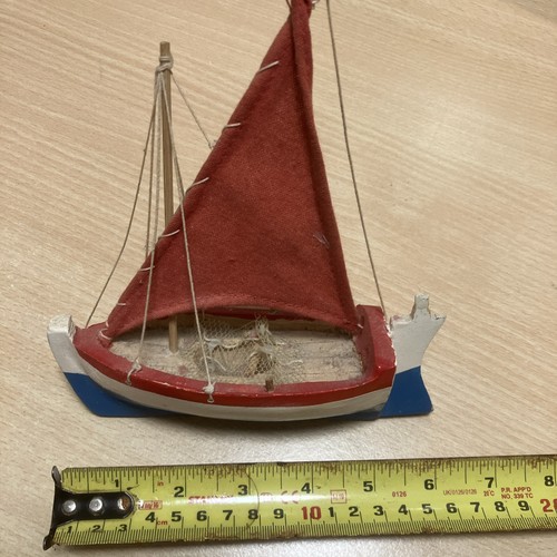 Detailed handmade wooden model