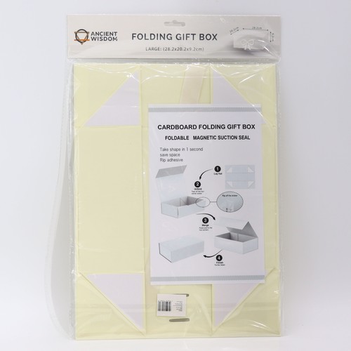 Flat pack gift box large - pack,