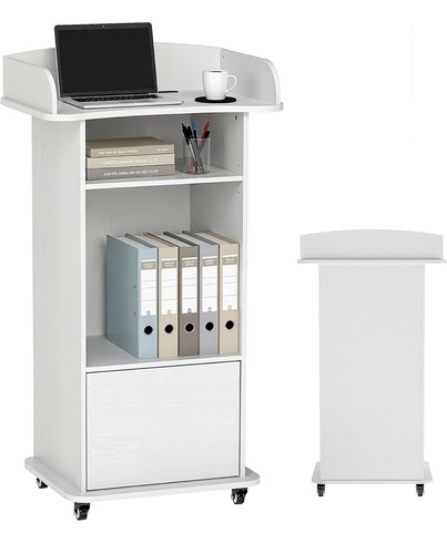 Portable wooden podium stand - portable,