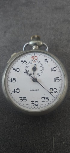 Vintage gallet swiss stopwatch - vintage,