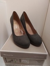 Tamaris Heart Sole Grey Suede