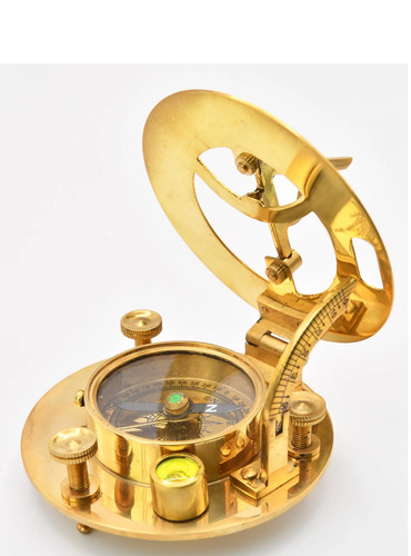Vintage brass round - vintage,