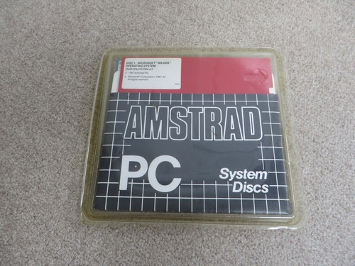Amstrad 1987 system discs - pc,