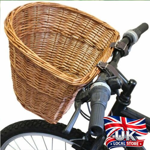 Bike basket wicker - basket, retro