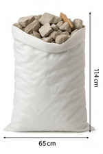 65x114cm Big Woven Sand Bags Rubble Sacks Builders Bags Rubbish Garden Waste Bag