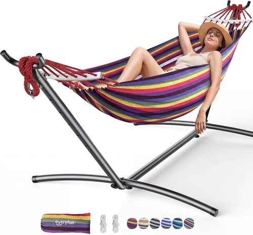 Double hammock with heavy duty - double, heavy-duty