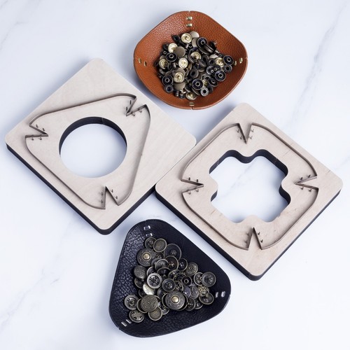 Leather tray cutting - tray, die