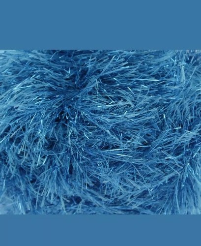 500gm petrol blue eyelash wool - 500gm,