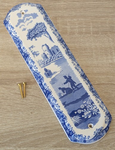 Spode blue italian door finger - spode,