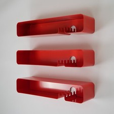 Habitat 'Pop' Shelf with coat hooks hangers, 1970s/80s, Colombo Panton interiors