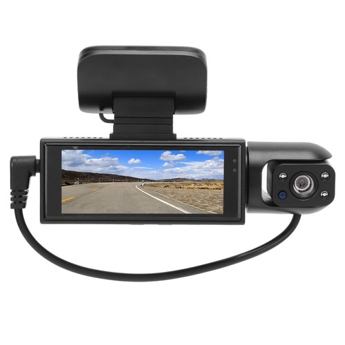 Dual dash cam front and - dual, rear