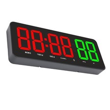 Interval Fitness Timer 12.4 Inch Large LED Display Gym Timer With Remote Control