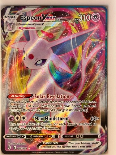 Espeon vmax 065 203 swsh07 - espeon,