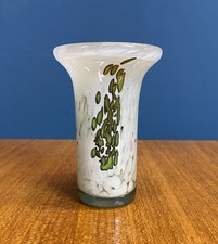 vintage mdina glass vase