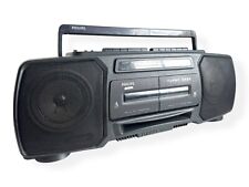 Philips Moving Sound Vintage Boombox Cassette Radio Ghettoblaster AW7502 Retro