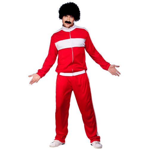 80s red scouser tracksuit mens - 80s,