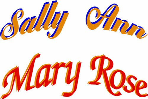 Boat graphic names vinyl - names,