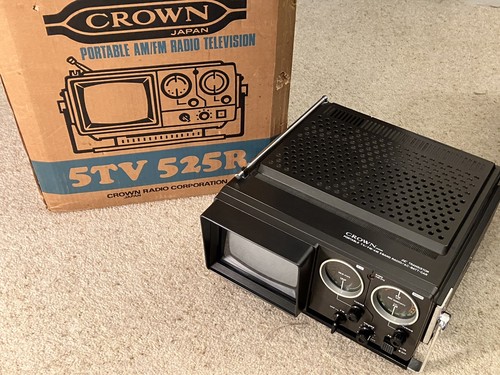 Crown boxed 5tv 525r - 5tv-525r, vintage