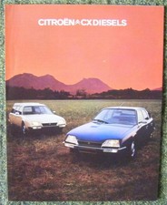 CITROEN CX DIESELS Car Sales Brochure Sept 1976