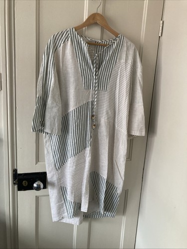 Zara linen cotton - dress/, beach