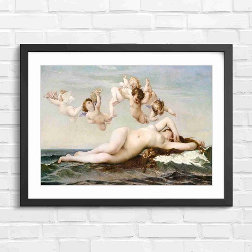 Birth venus flying cherubs - of,