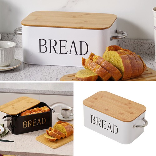 Vintage style bread - bin, large