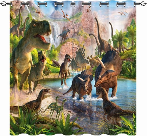 Yuanzu dinosaur curtains kids - yuanzu,